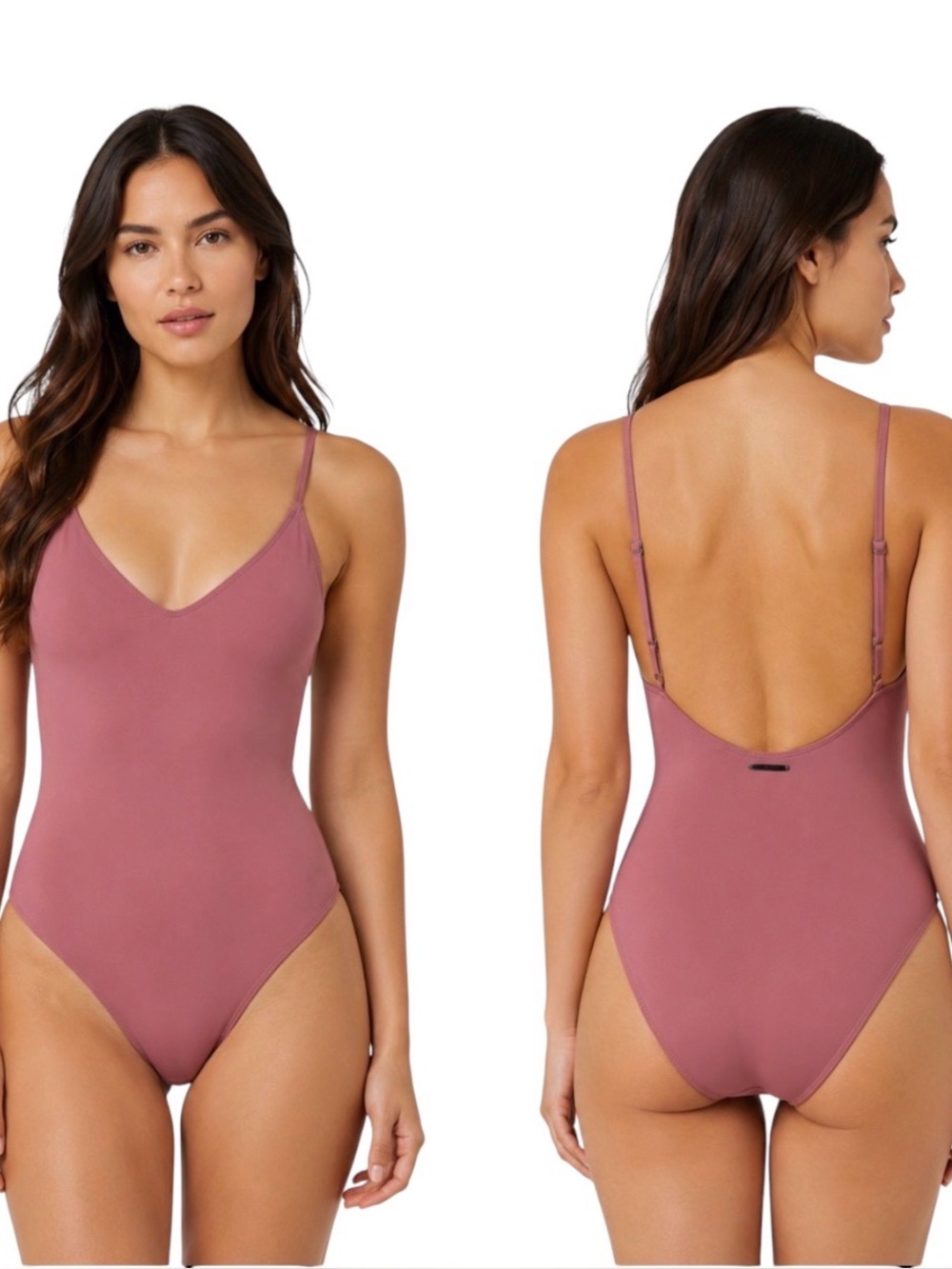 KENDALL & KYLIE Blush Pink One Piece Swimsuit Women's Size S